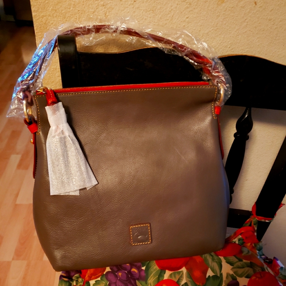 NWT DOONEY CHARCOAL HOBO